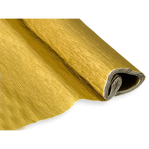 Picture of CREPE PAPER METALLIC GOLD 50X200CM